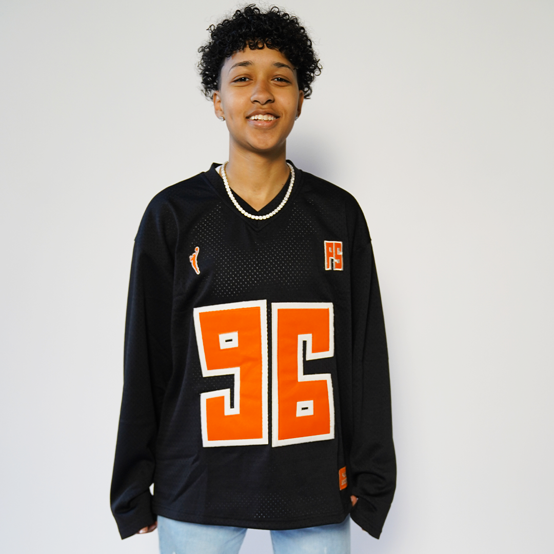 Oversized best sale hockey jersey