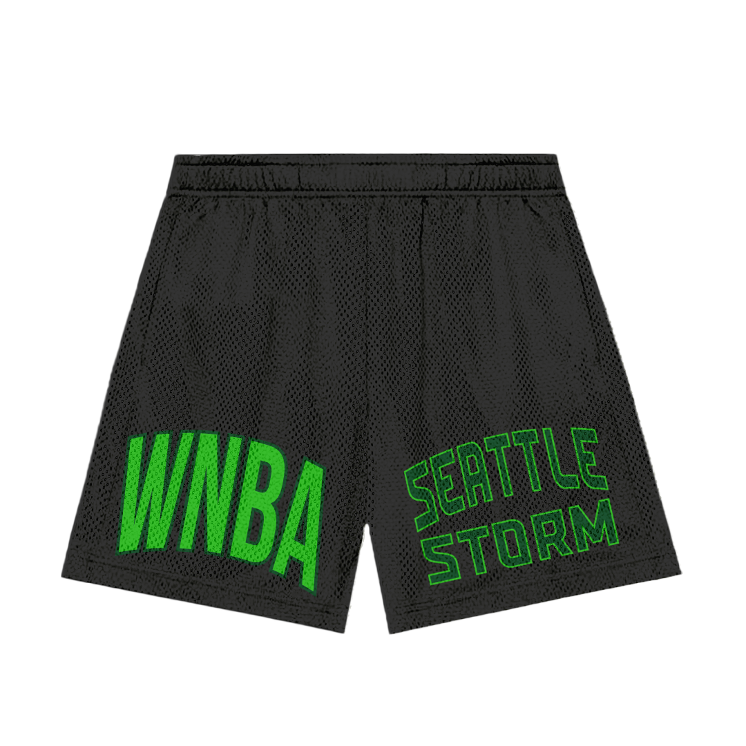 Playa Society WNBA Seattle Storm Team Shorts - Playa Society