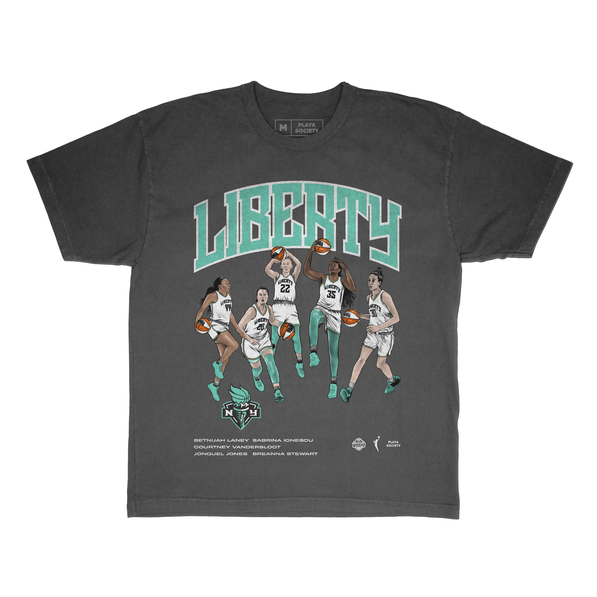 Playa Society WNBA New York Team T-Shirt