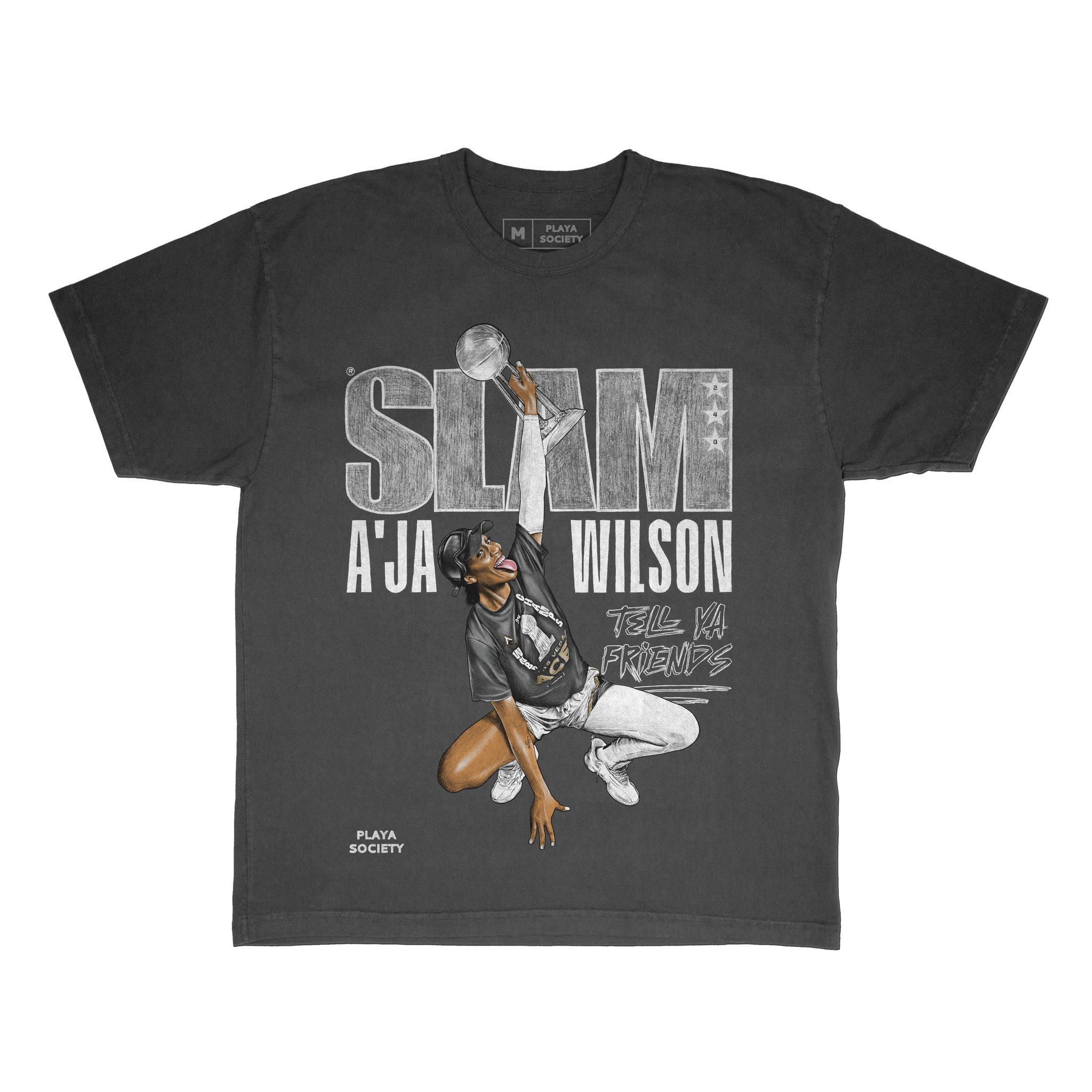 Playa Society X SLAM A'ja Wilson T-Shirt