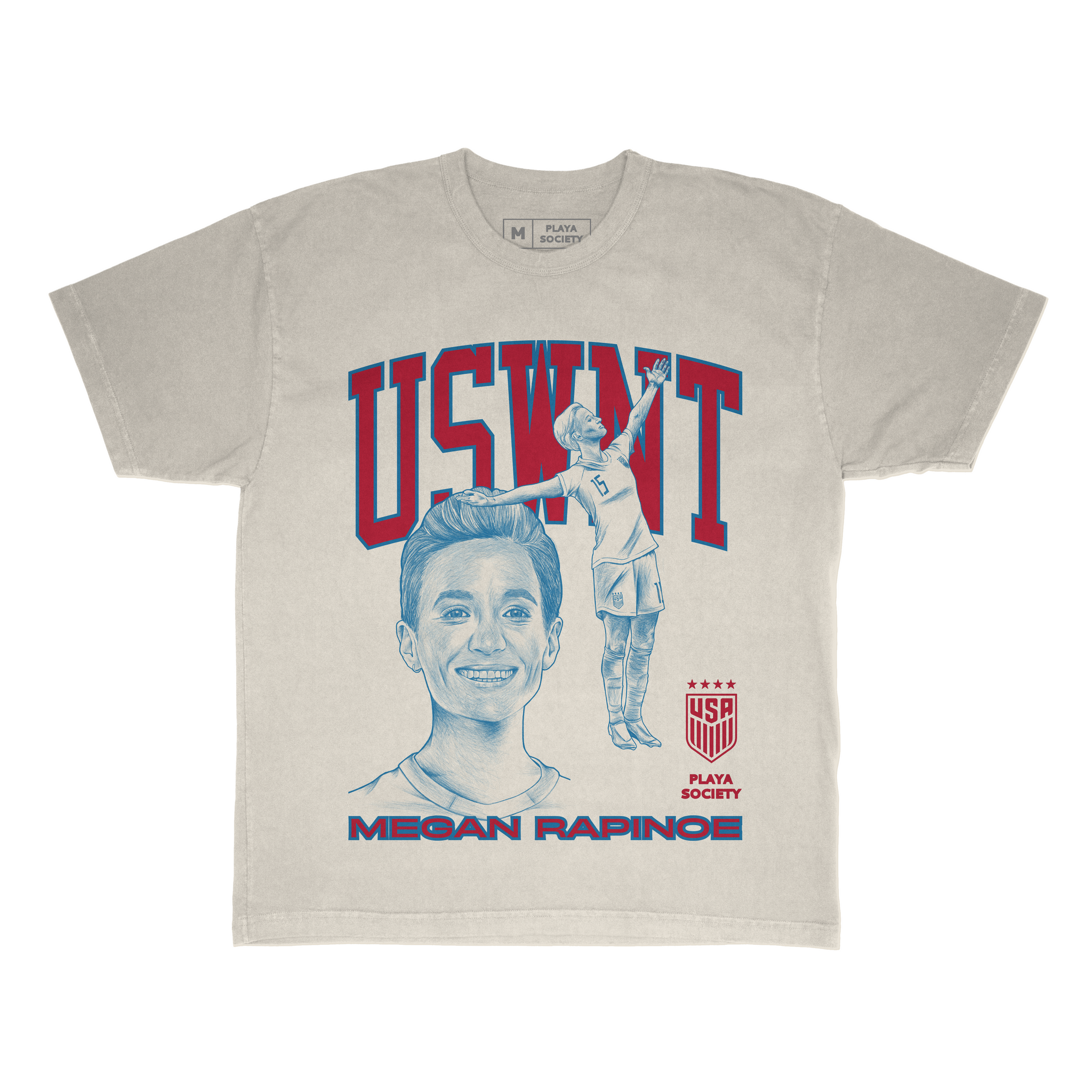 Playa Society USWNT Megan Rapinoe T-Shirt