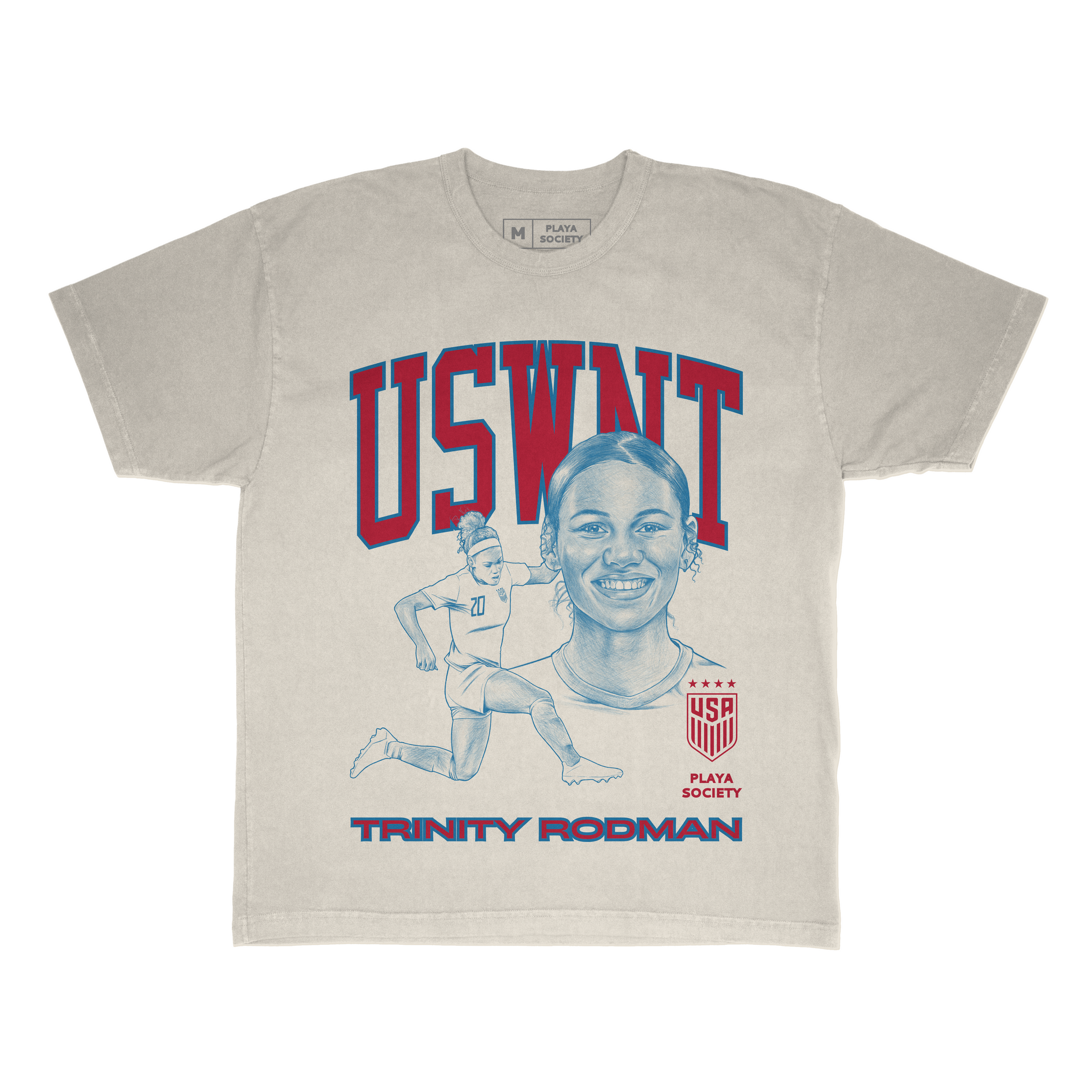 Playa Society USWNT Trinity Rodman T-Shirt - Playa Society