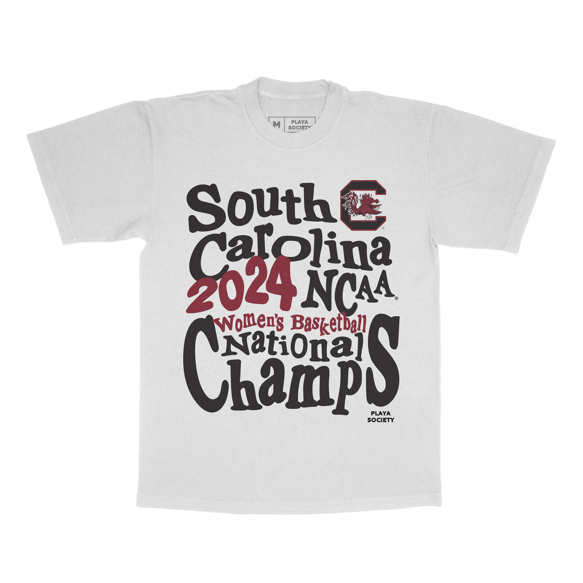 Playa Society 2024 South Carolina NCAA Champs T-shirt