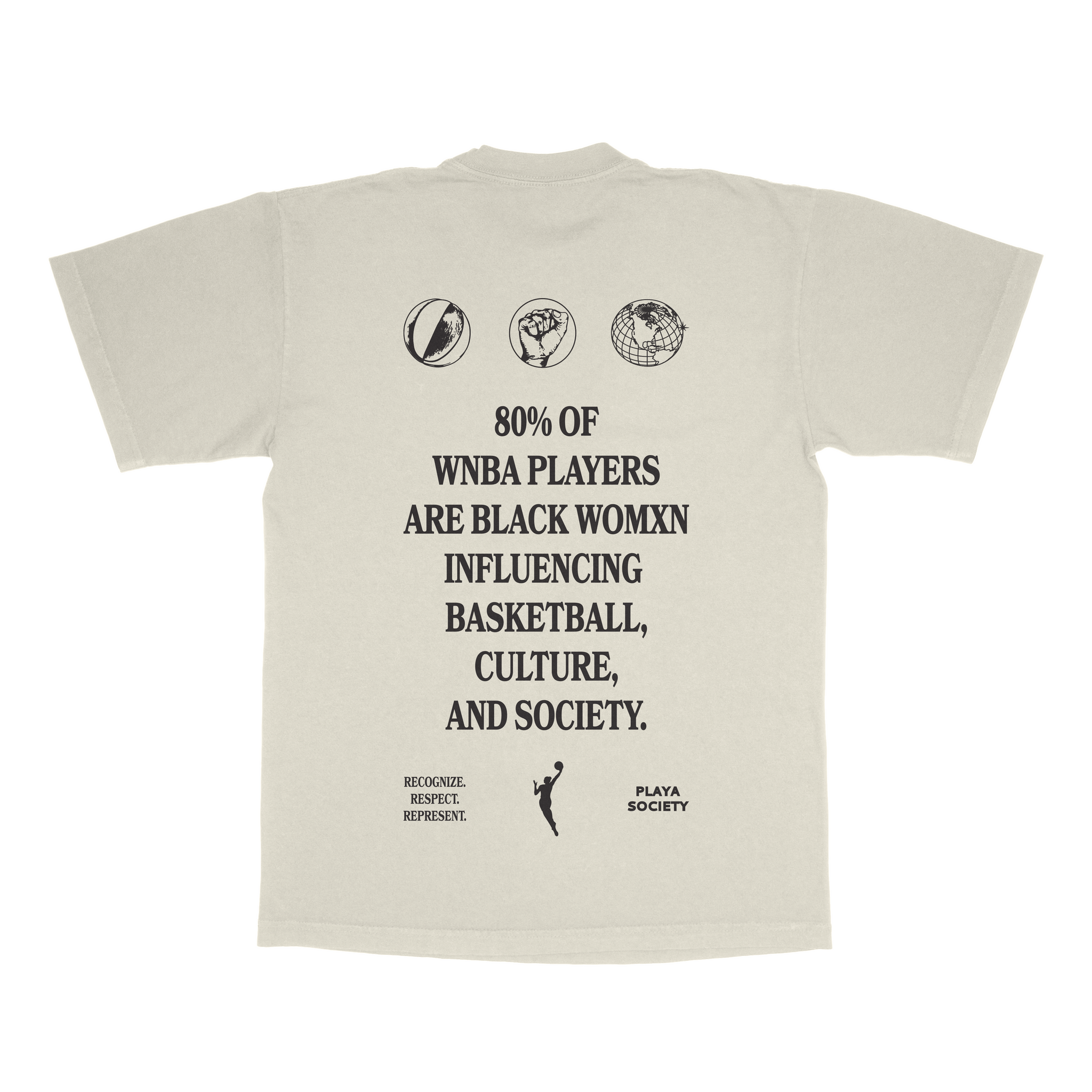 Playa Society WNBA Black History Every Game T-shirt