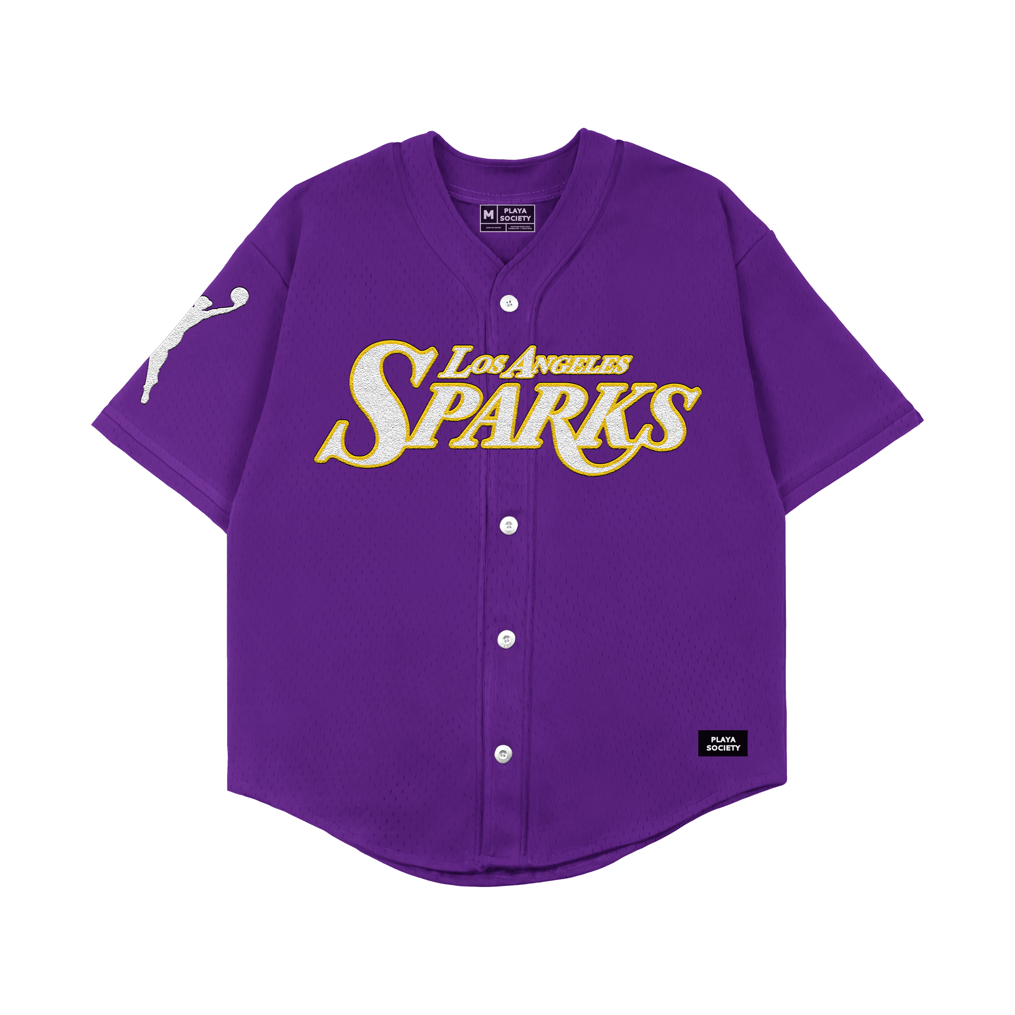Playa Society Los Angeles Sparks Baseball Jersey playa-society-los-angeles-sparks-baseball-jersey