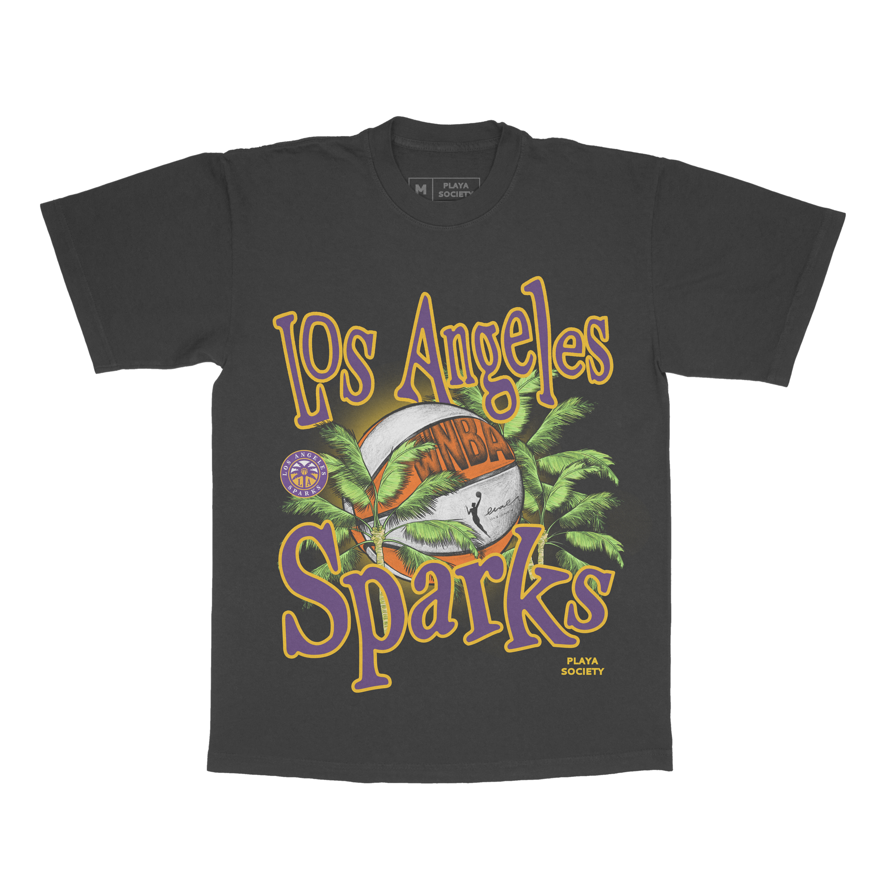 Playa Society LA Sparks Sketch T-Shirt