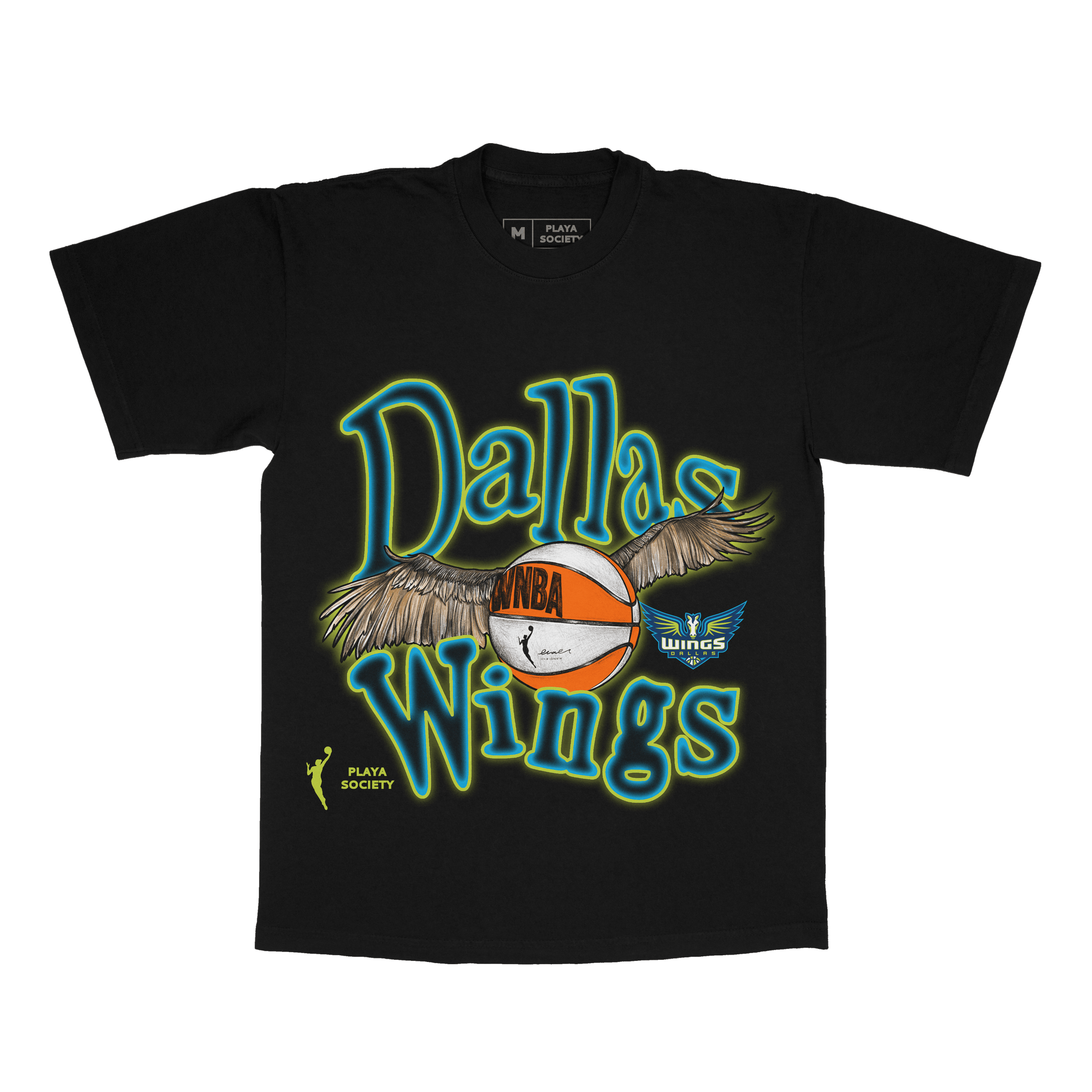 Playa Society Dallas Wings Sketch T-Shirt