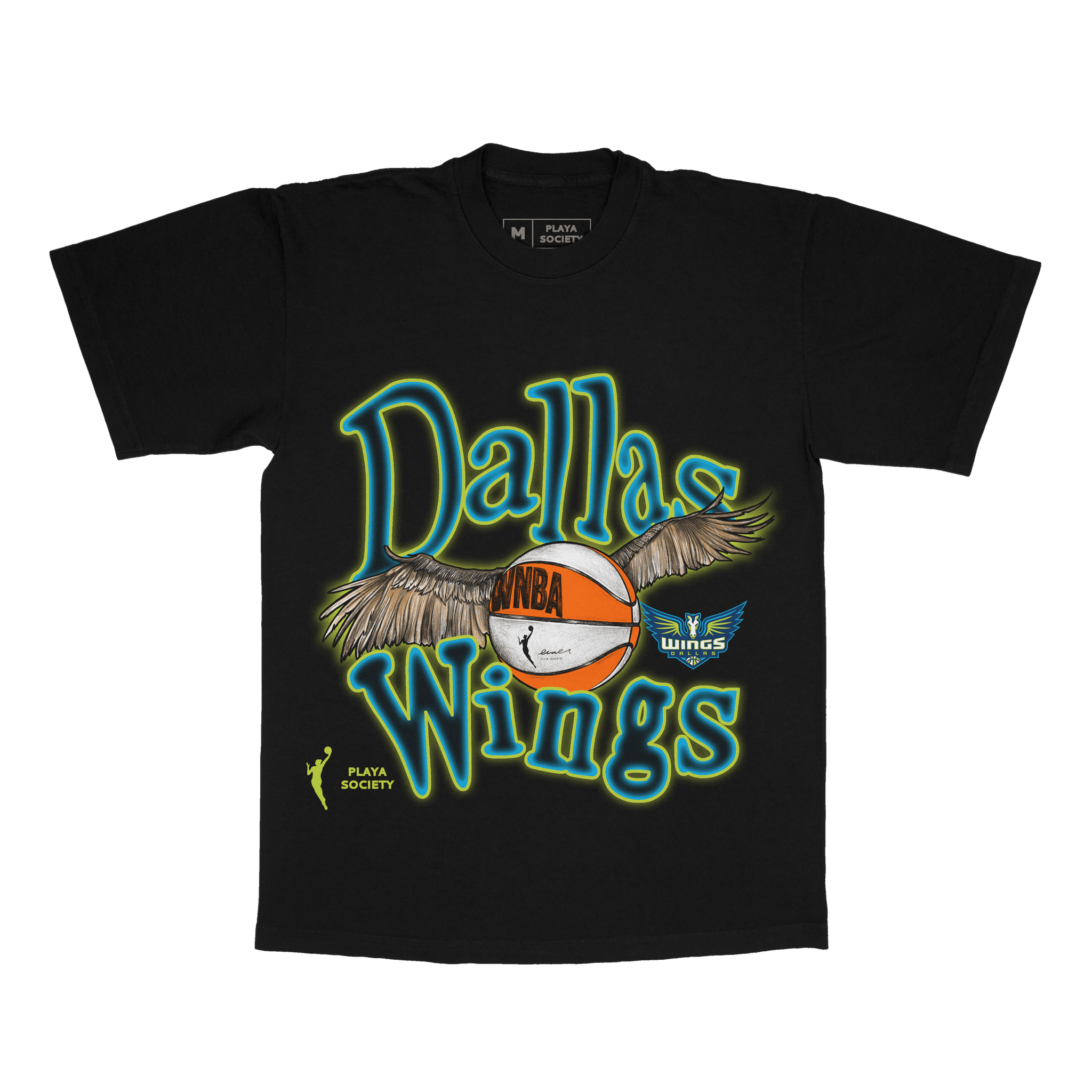 Playa Society Dallas Wings Sketch T Shirt playa-society-dallas-wings-sketch-t-shirt