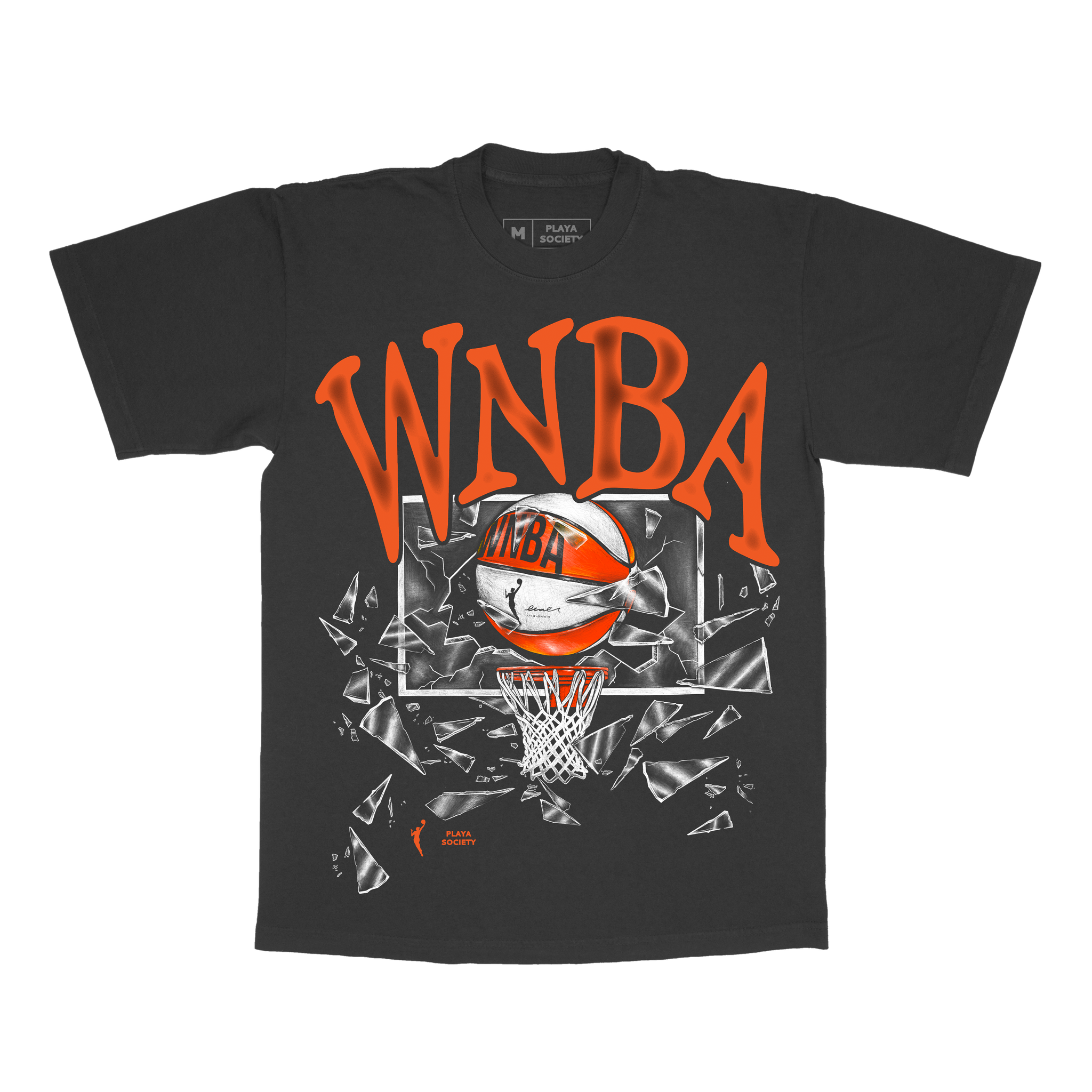 Playa Society WNBA "Shattered Glass" T-Shirt
