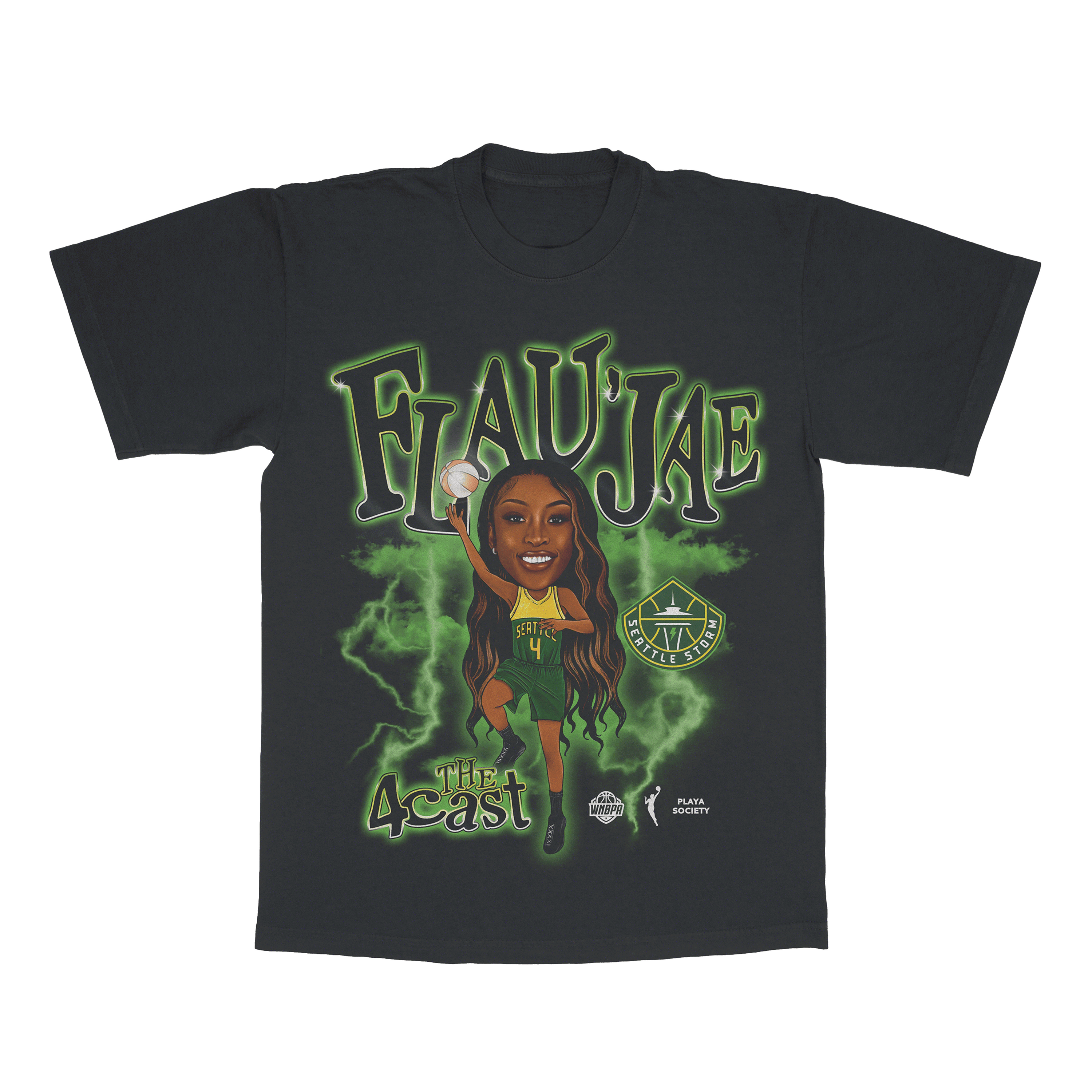 Playa Society WNBA Flau'jae Johnson Draft T-Shirt