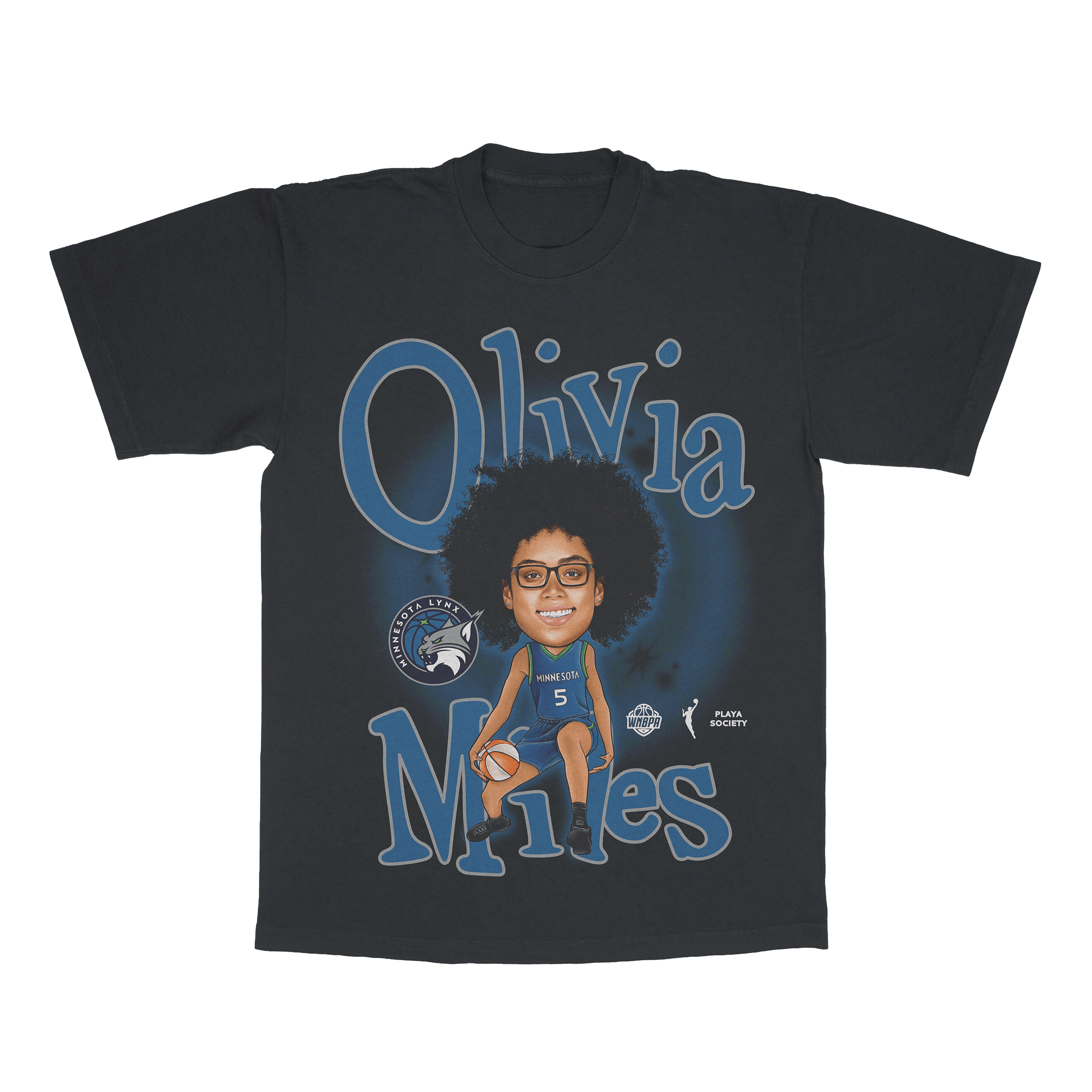 Playa Society WNBA Olivia Miles Draft T-Shirt