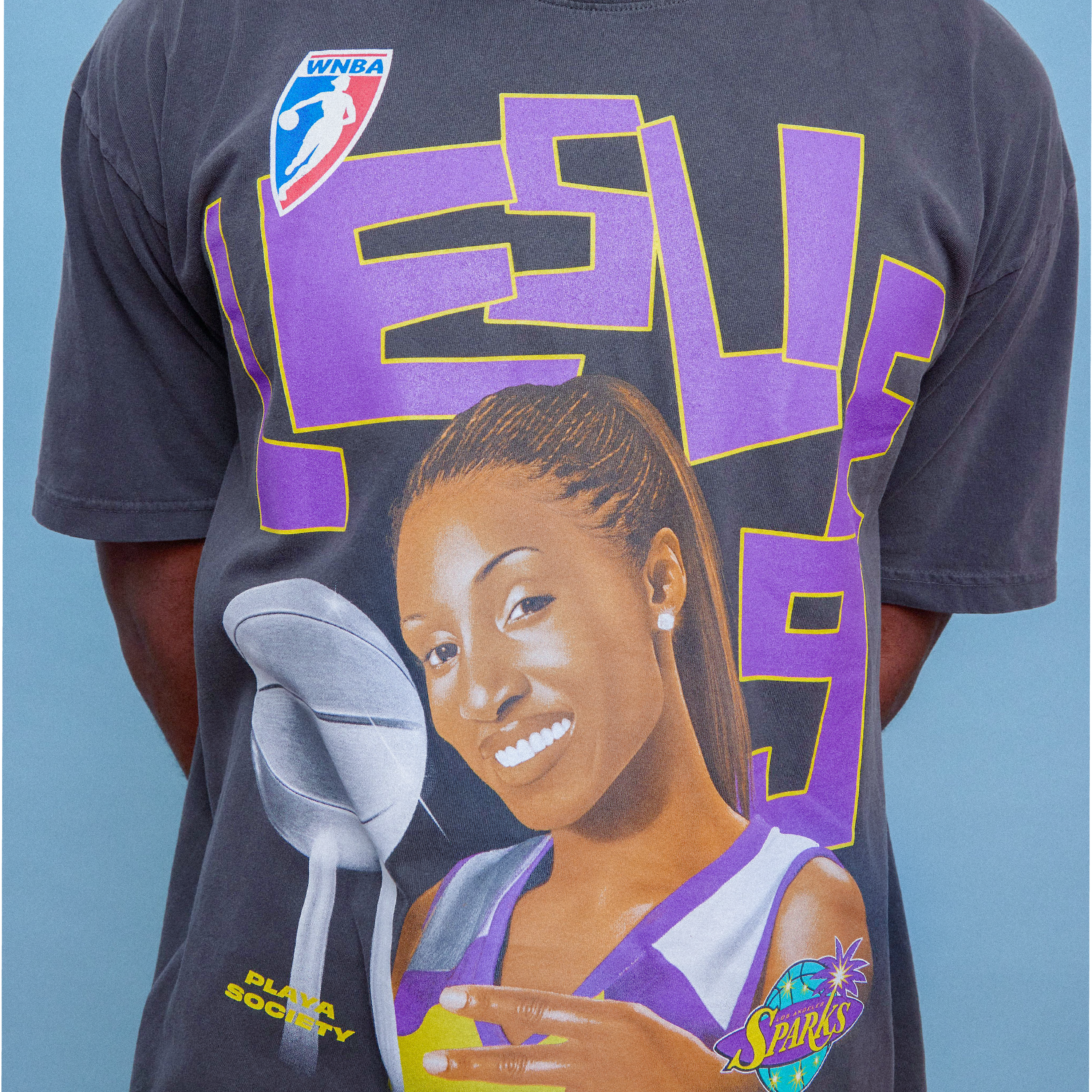 Playa Society WNBA Vintage Lisa Leslie T-Shirt