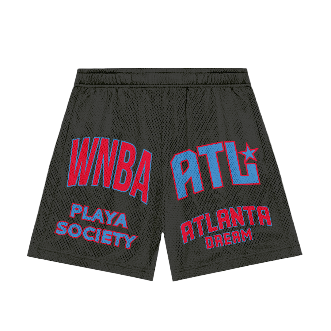 Playa Society WNBA Atlanta Dream Team Shorts