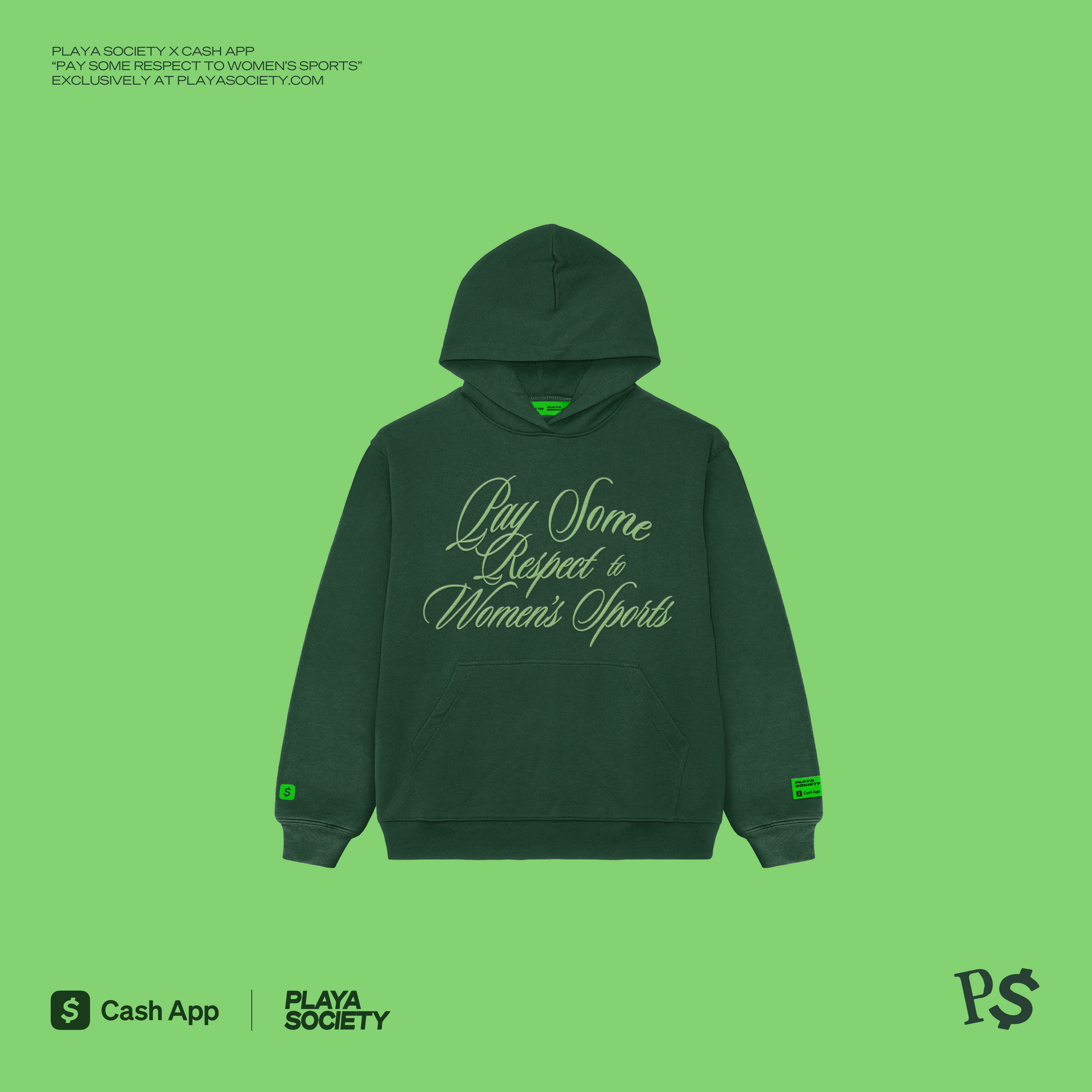 Playa Society x Cash App PSRTWS Heritage Hoodie