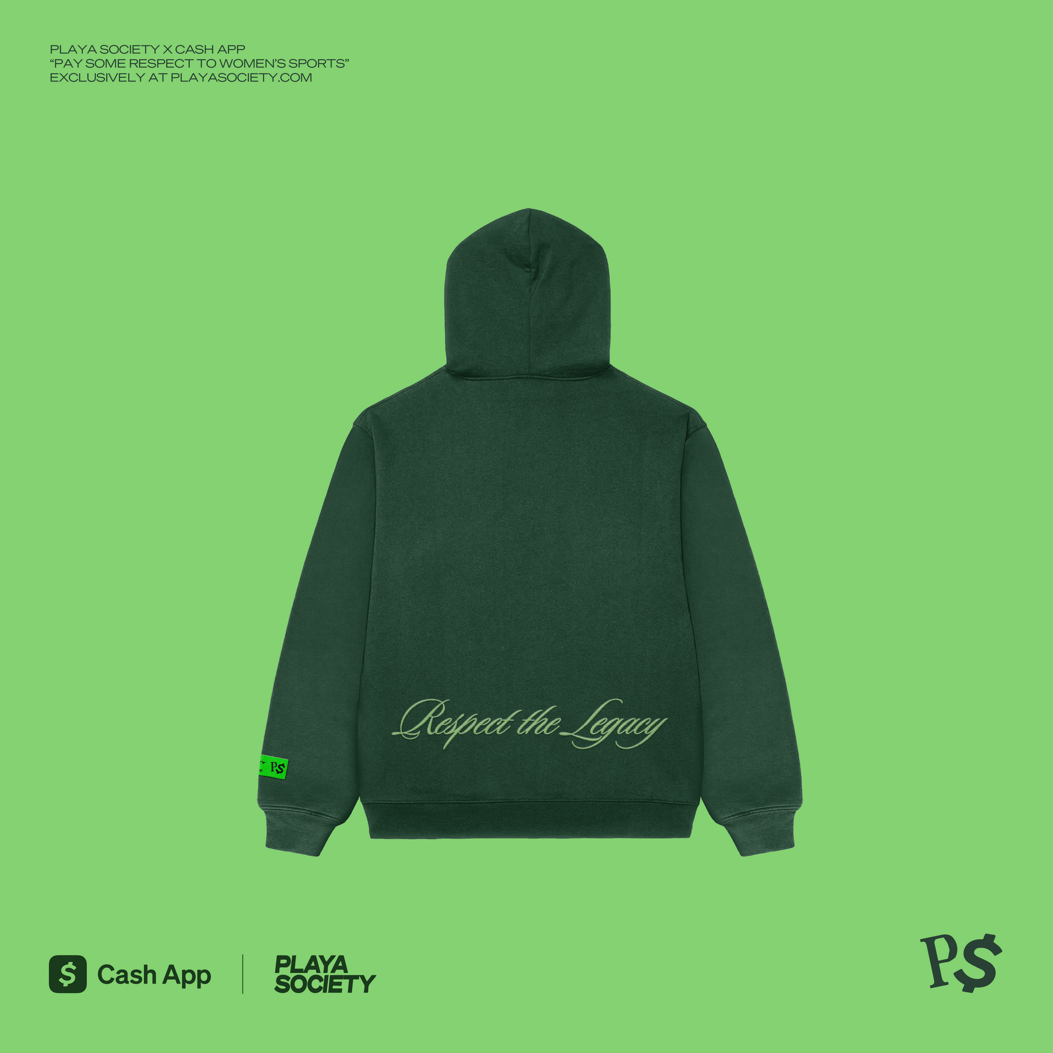 Playa Society x Cash App PSRTWS Heritage Hoodie