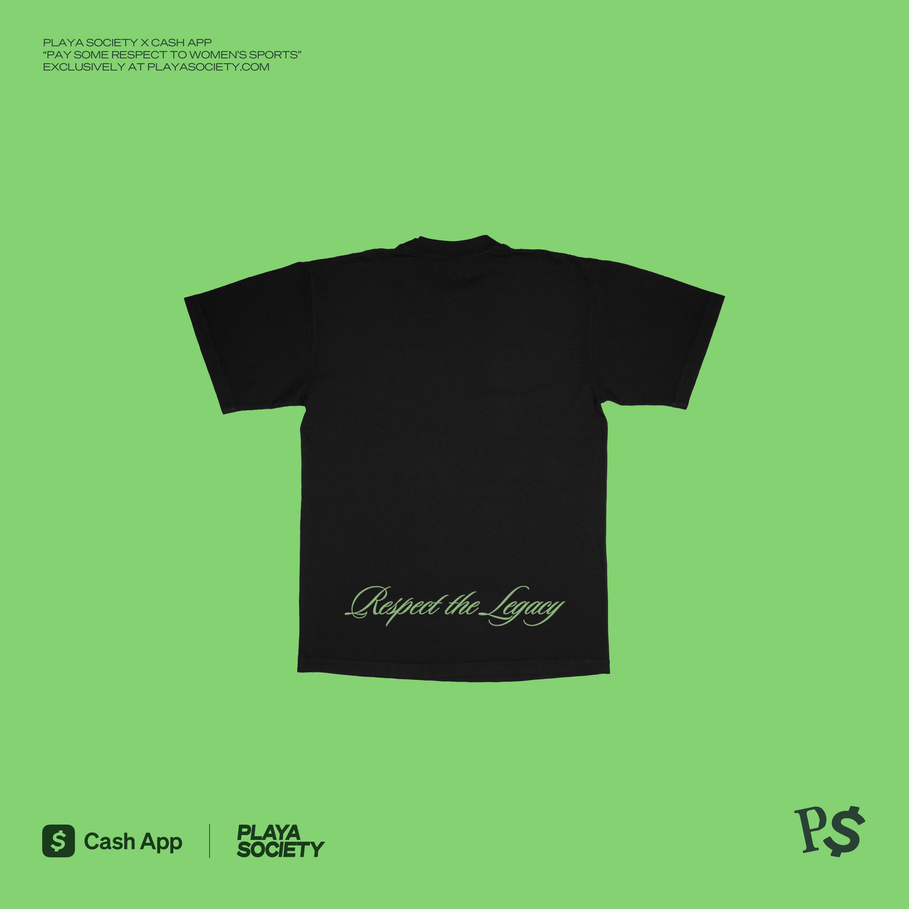 Playa Society x Cash App PSRTWS Heritage T-shirt