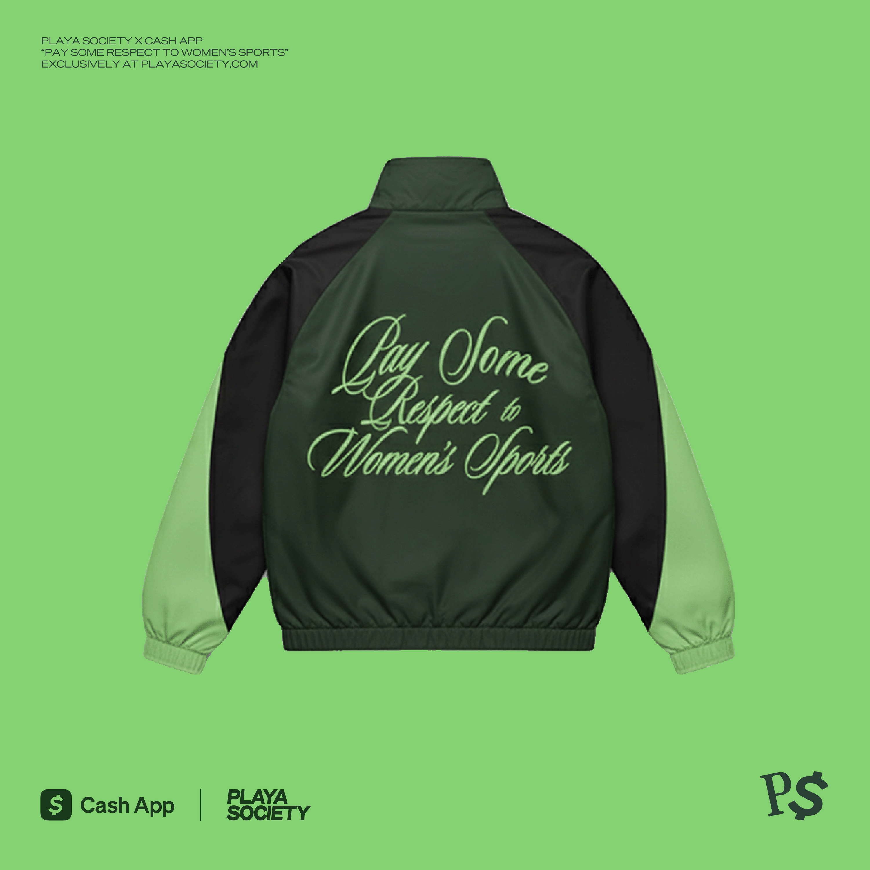 Playa Society x Cash App PSRTWS Heritage Track Jacket