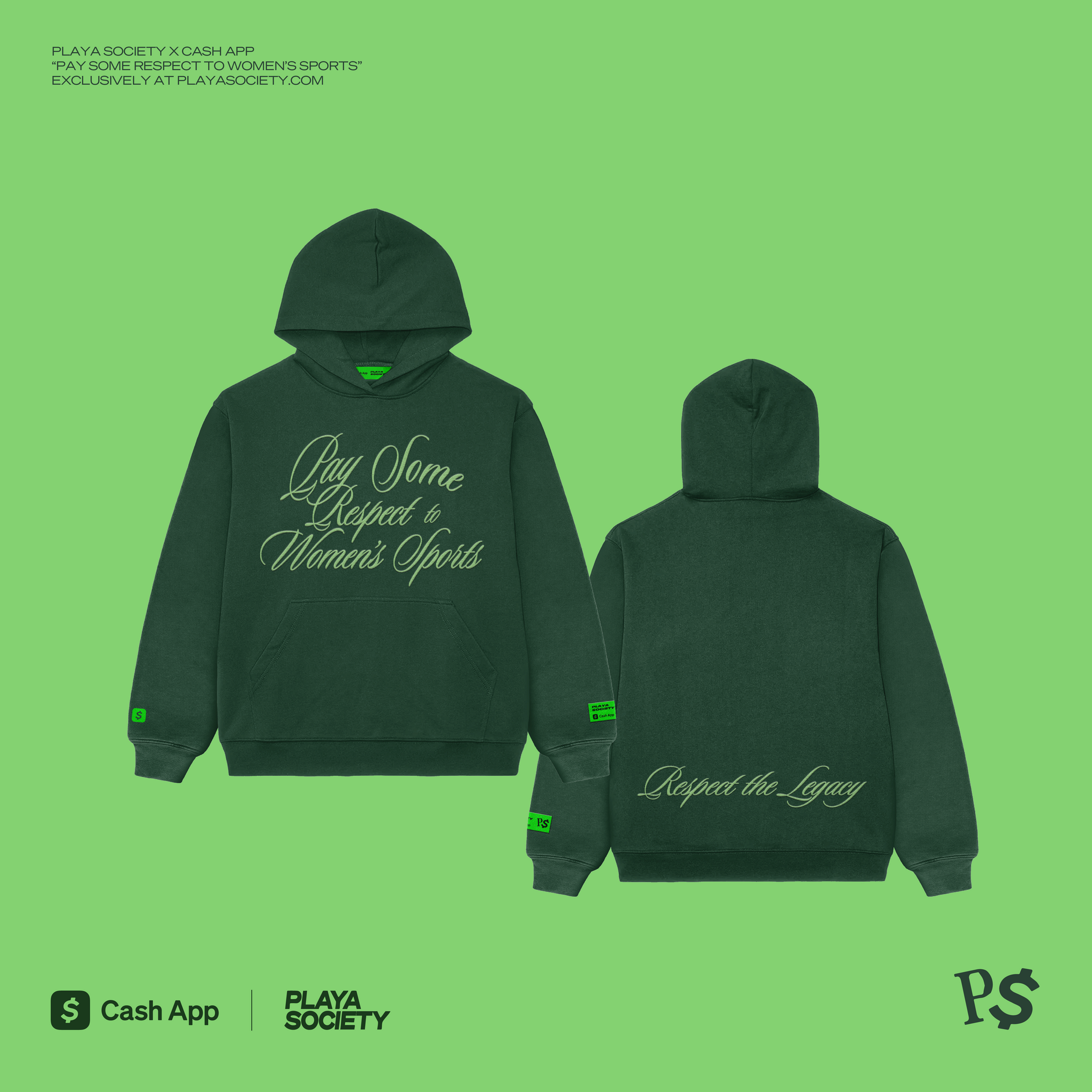 Playa Society x Cash App PSRTWS Heritage Hoodie