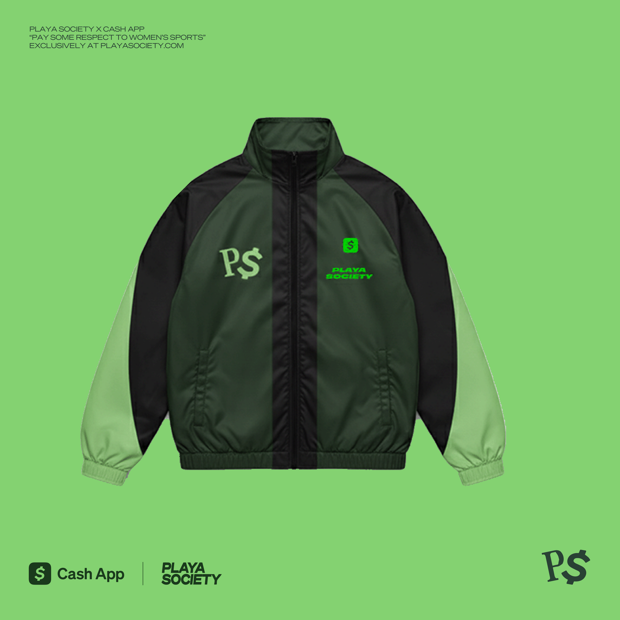Playa Society x Cash App PSRTWS Heritage Track Jacket