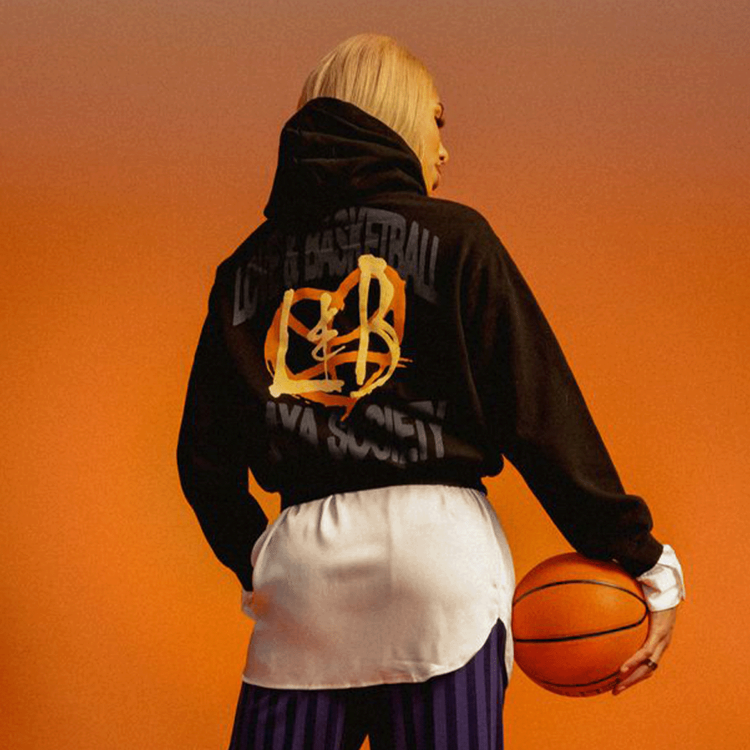 Playa Society X Love & Basketball Cropped Hoodie
