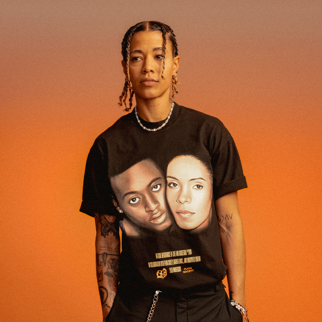 Playa Society X Love & Basketball Cover Sketch T-Shirt