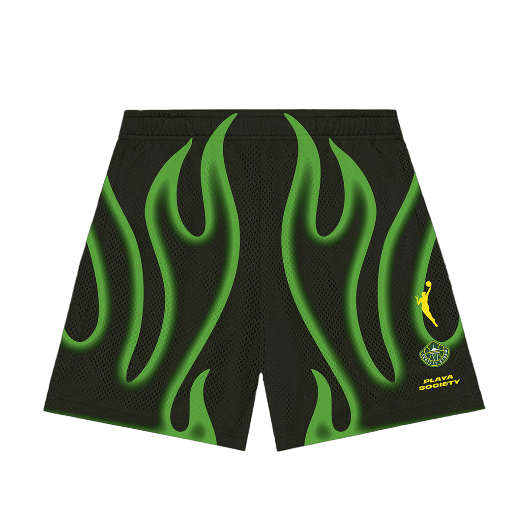Playa Society WNBA Storm Shorts