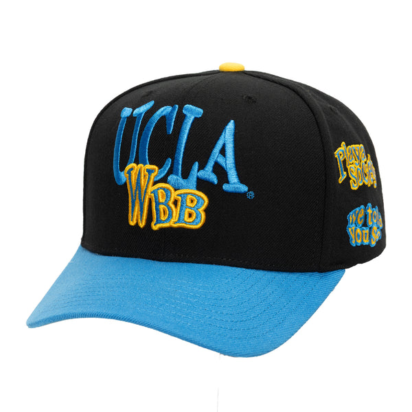 80s 90s UCLA NCAA ウール ベースボールキャップ Vintage UCLA Bruins Hat Cap Snap Back One Size Blue NCAA