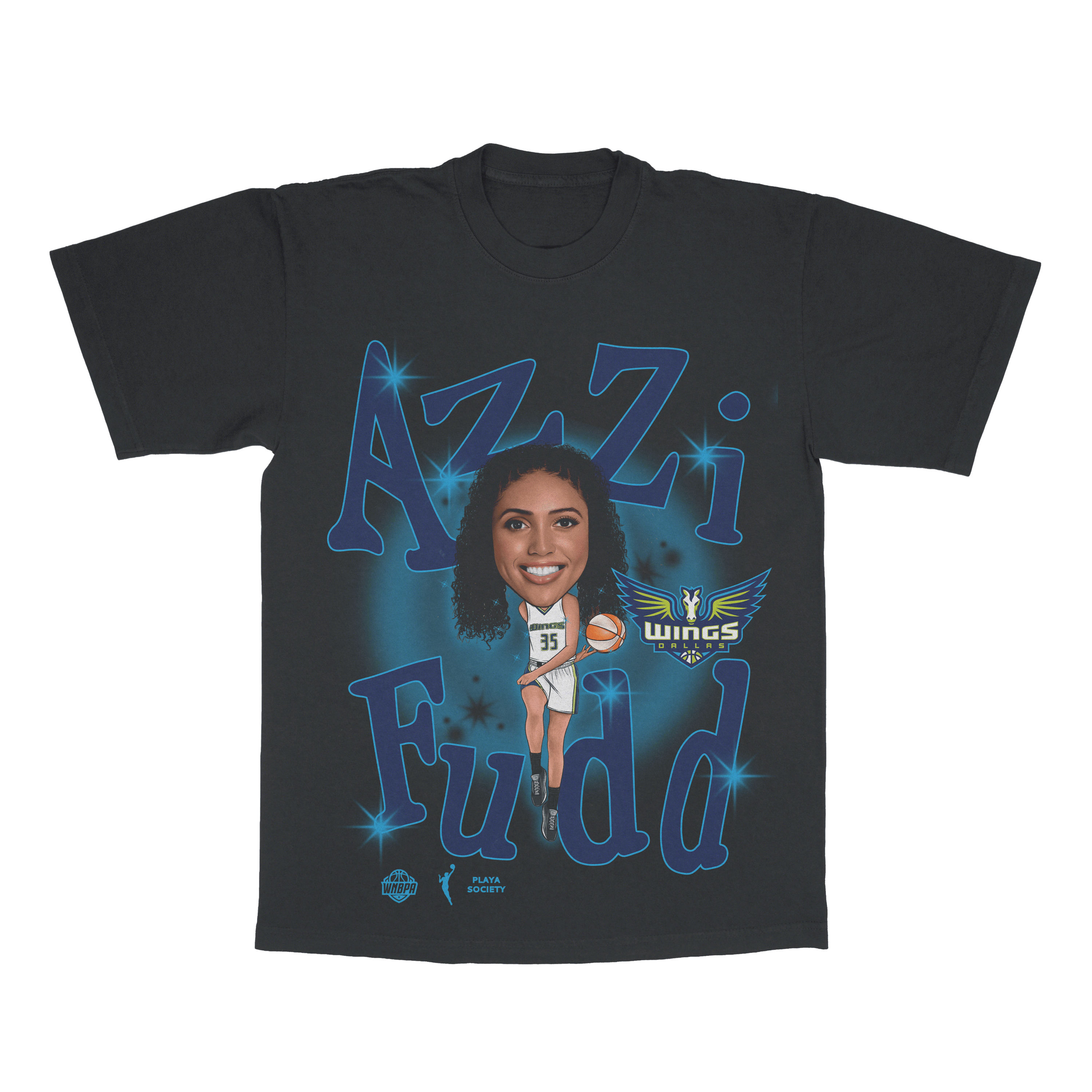Playa Society WNBA Azzi Fudd Draft T-Shirt