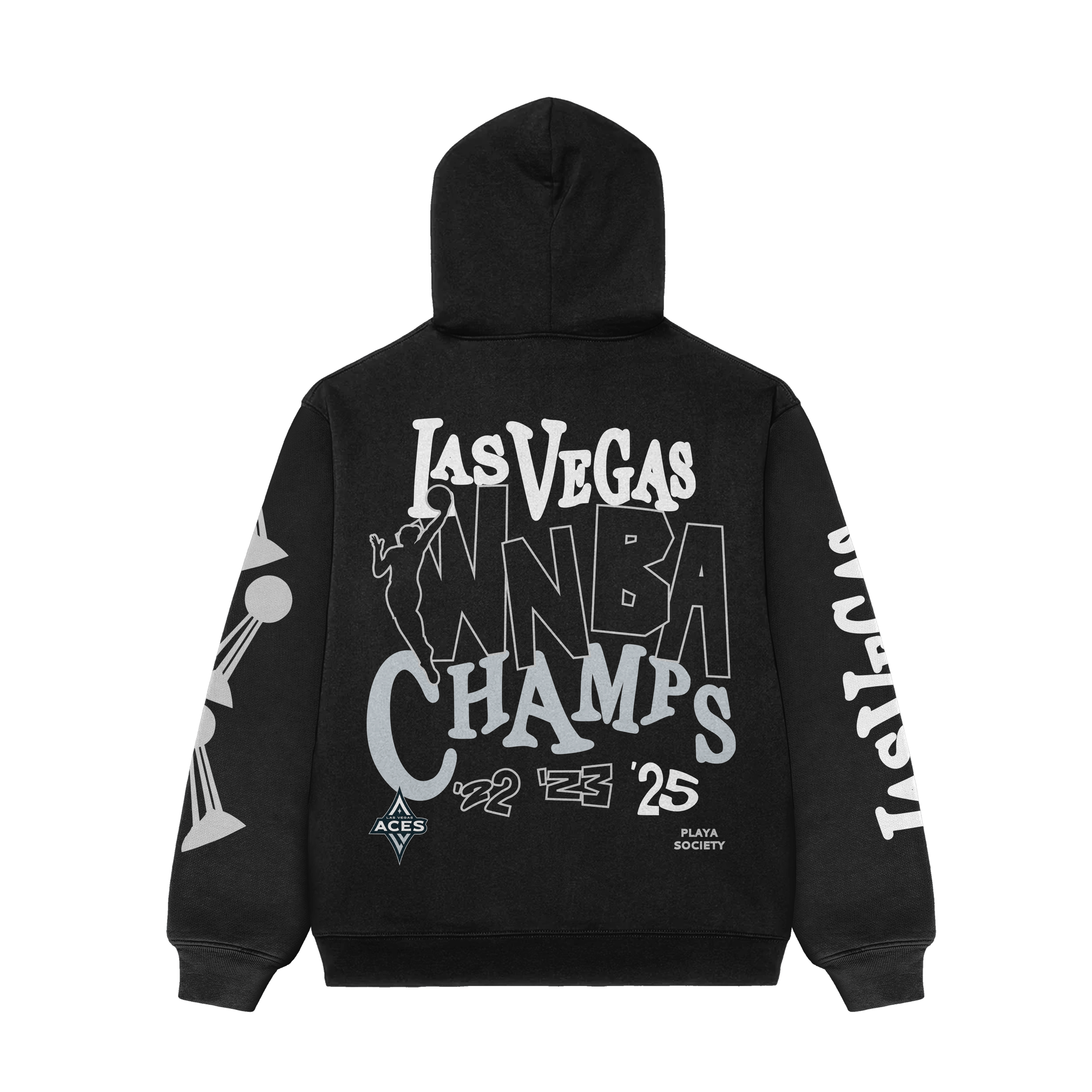 Playa Society 2025 WNBA Champs Aces Hoodie