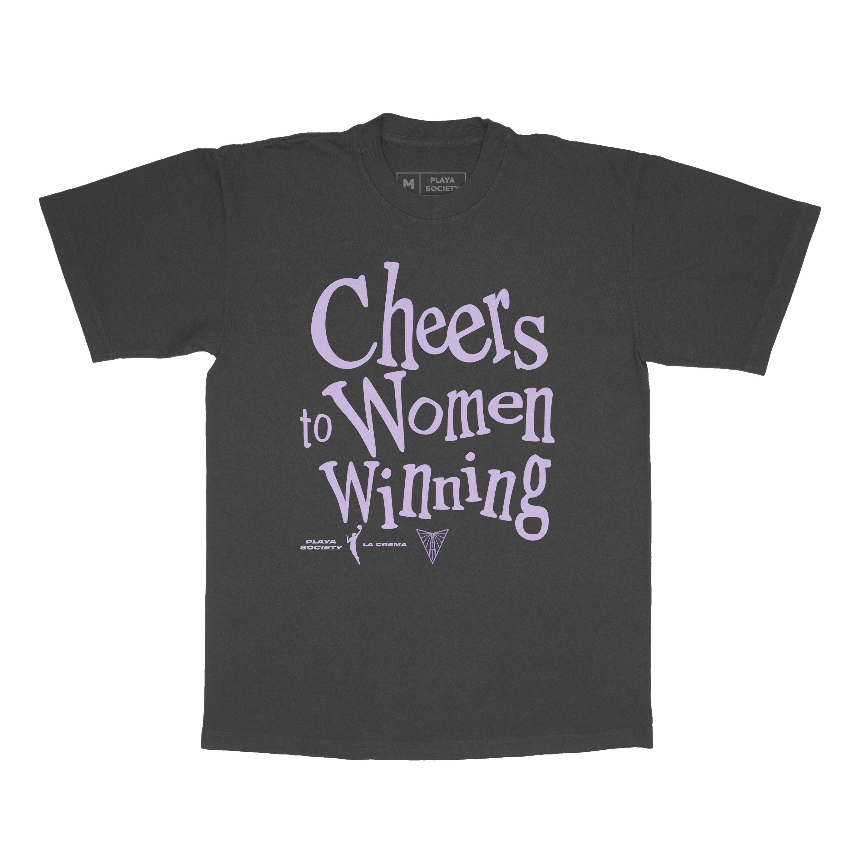 Playa Society x La Crema Golden State Valkyries "Cheers to Women Winning" T-Shirt