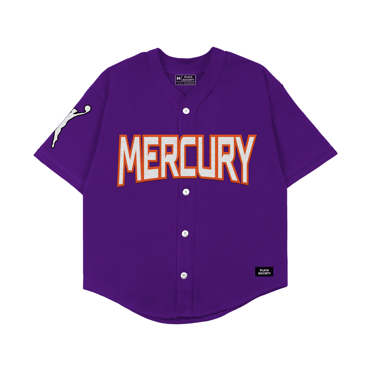 Playa Society 2026 Phoenix Mercury Baseball Jersey