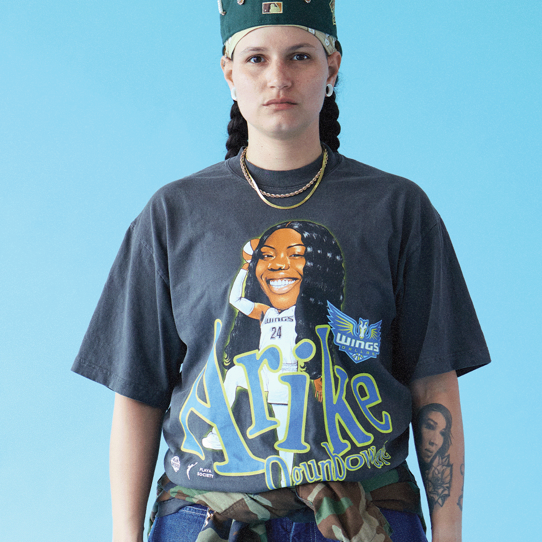 Playa Society Arike Ogunbowale Sketch T-Shirt