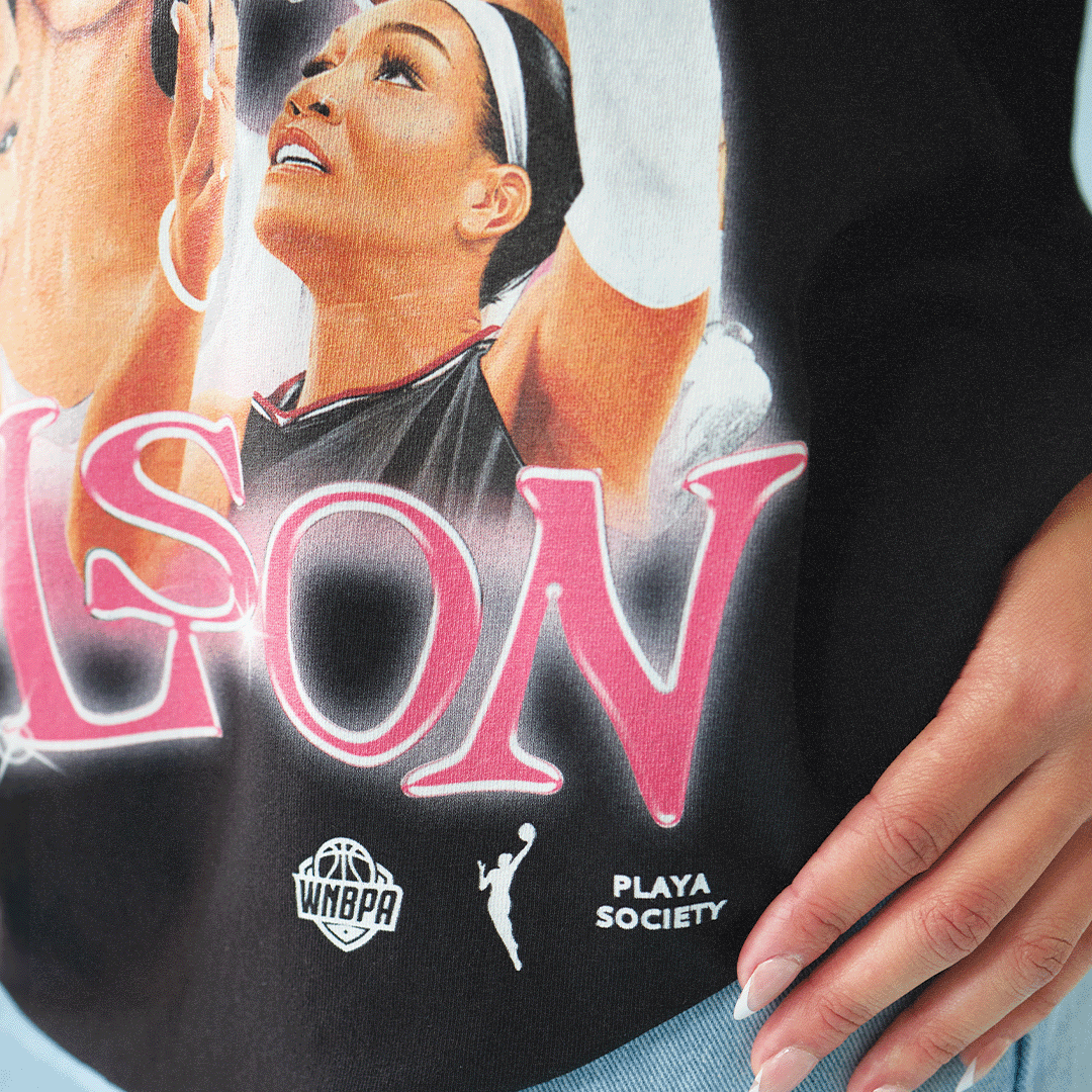 Playa Society A'ja Wilson Collage T-shirt Vol. One
