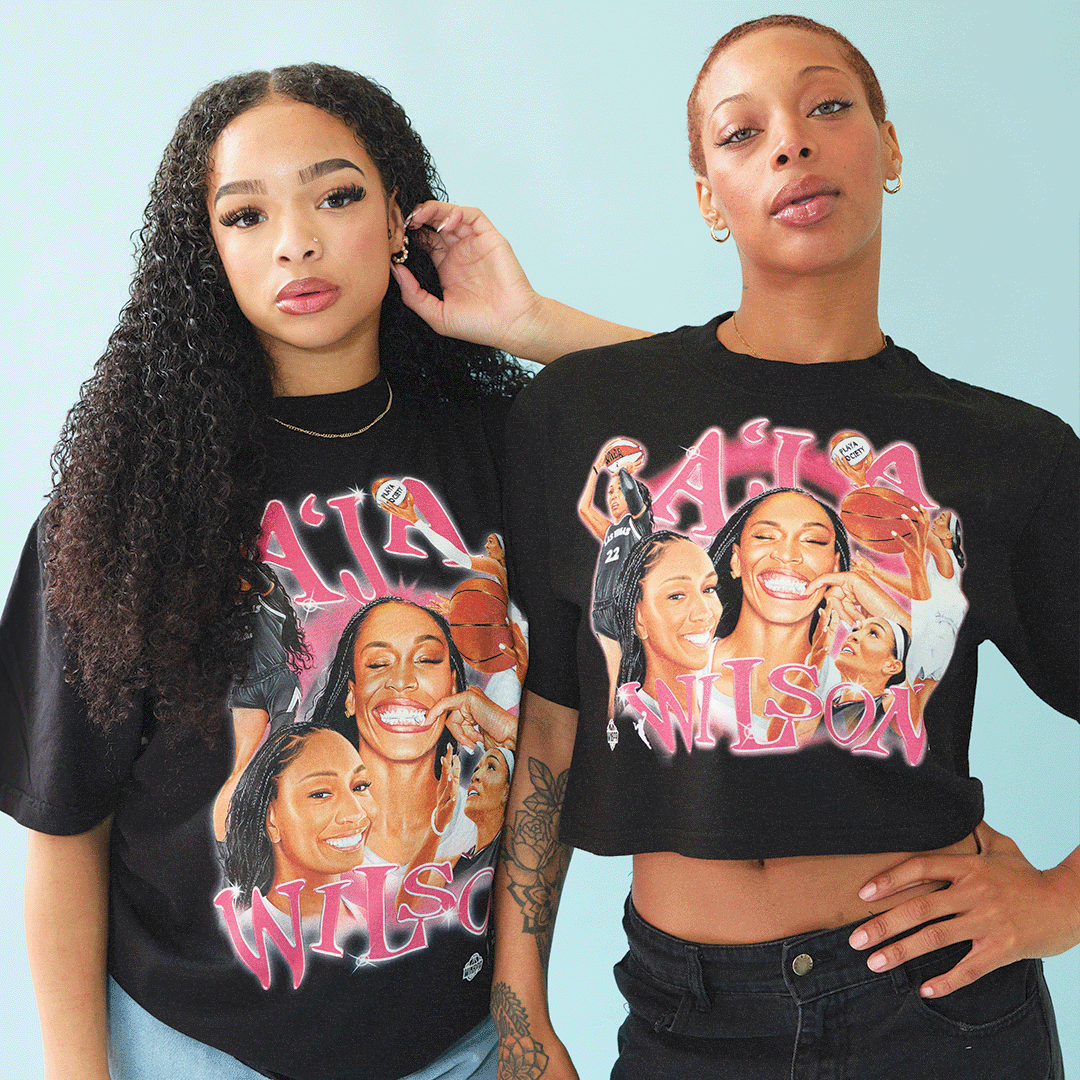 Playa Society A'ja Wilson Collage T-shirt Vol. One