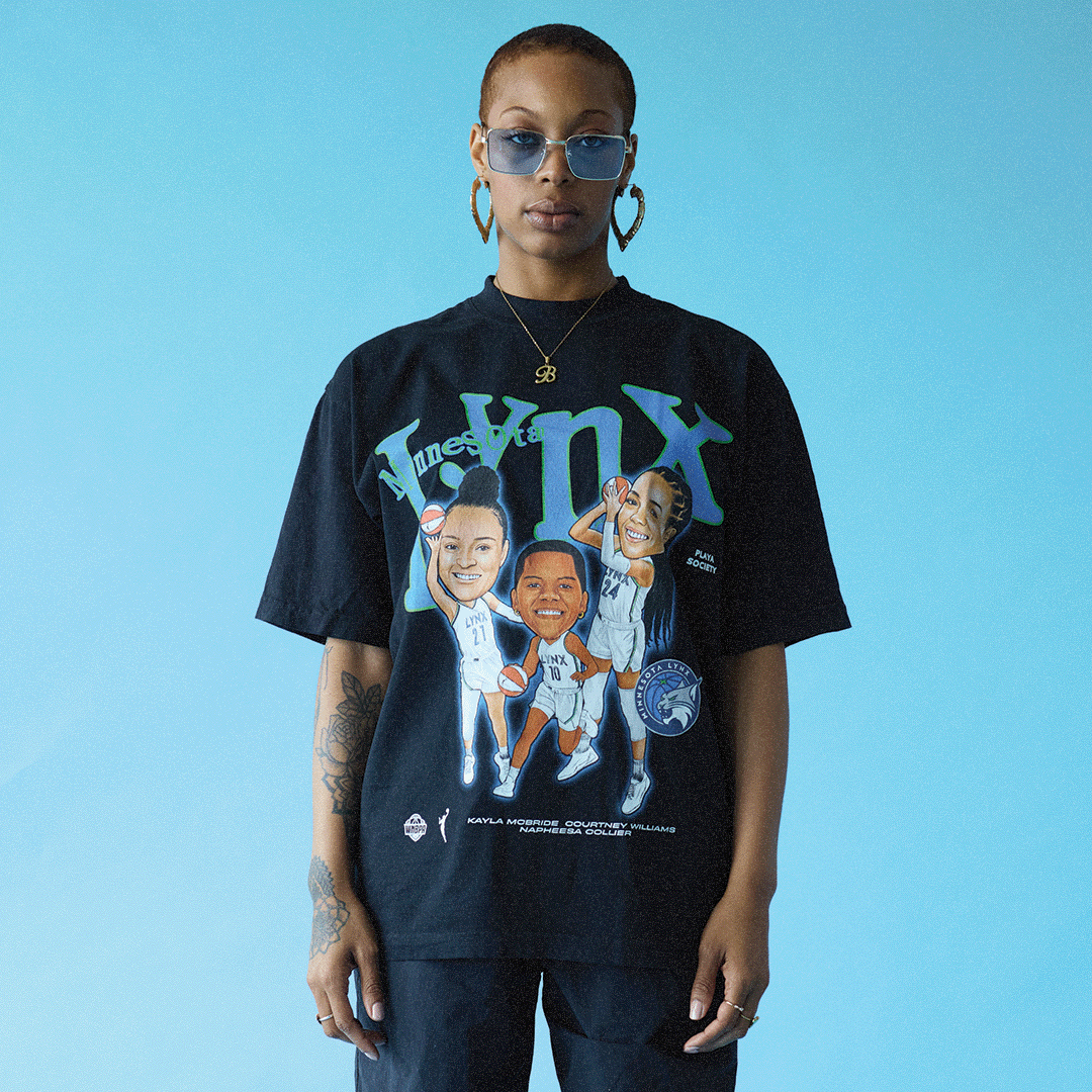 Playa Society Minnesota Lynx "Big Three" Sketch T-Shirt
