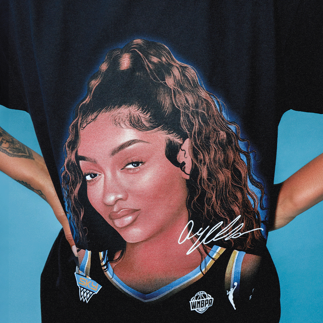 Playa Society Angel Reese Sketch T-Shirt