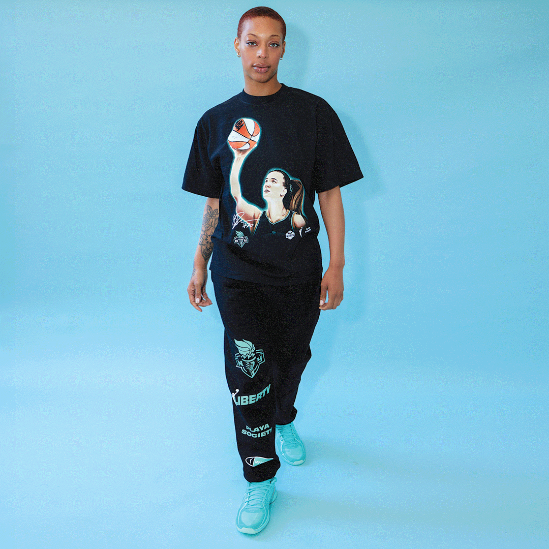Playa Society Sabrina Ionescu Sketch T-Shirt