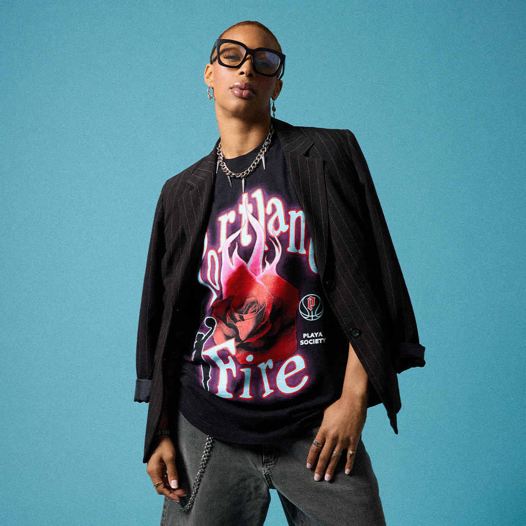 Playa Society WNBA Portland Fire T-Shirt