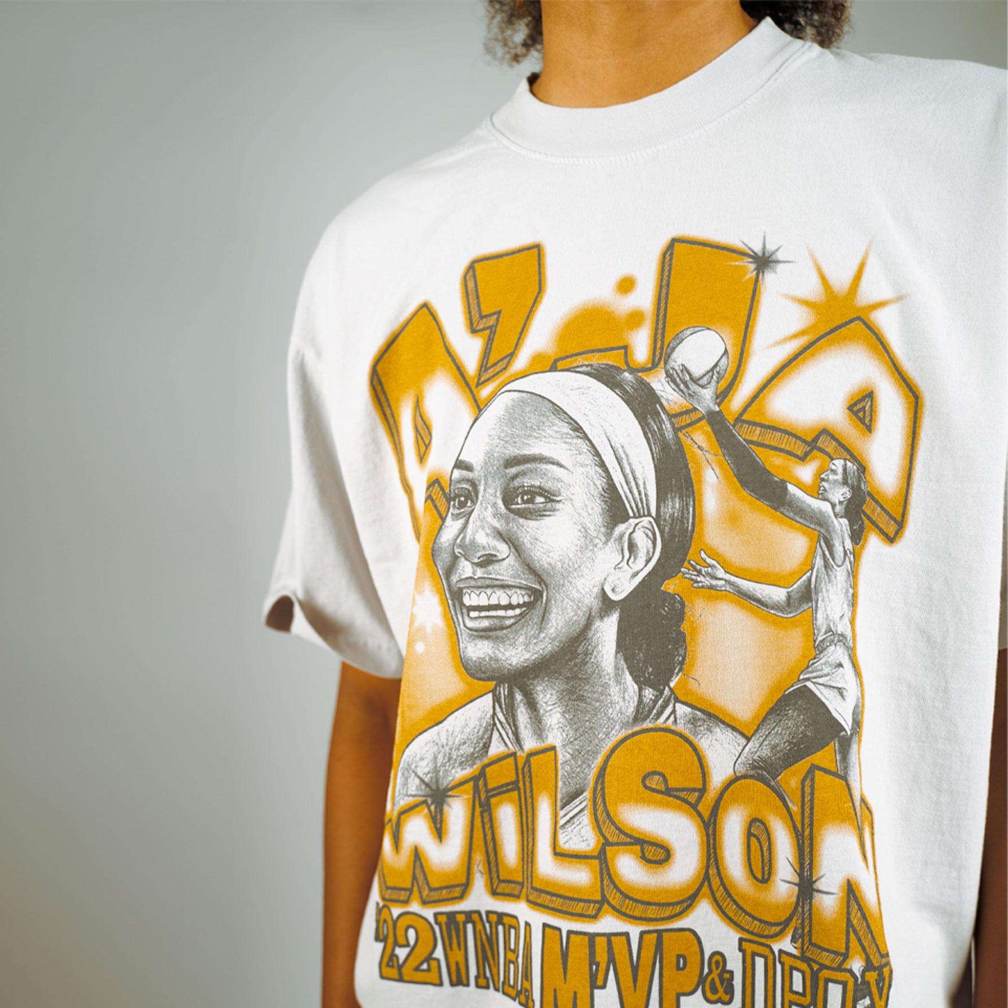 WNBA A'ja Wilson MVP DPOY T-Shirt
